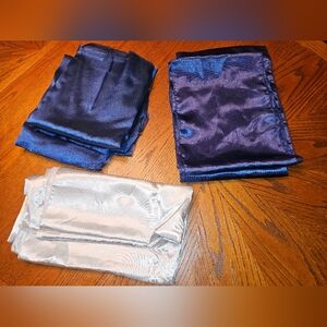 Blue & Silver Fabric